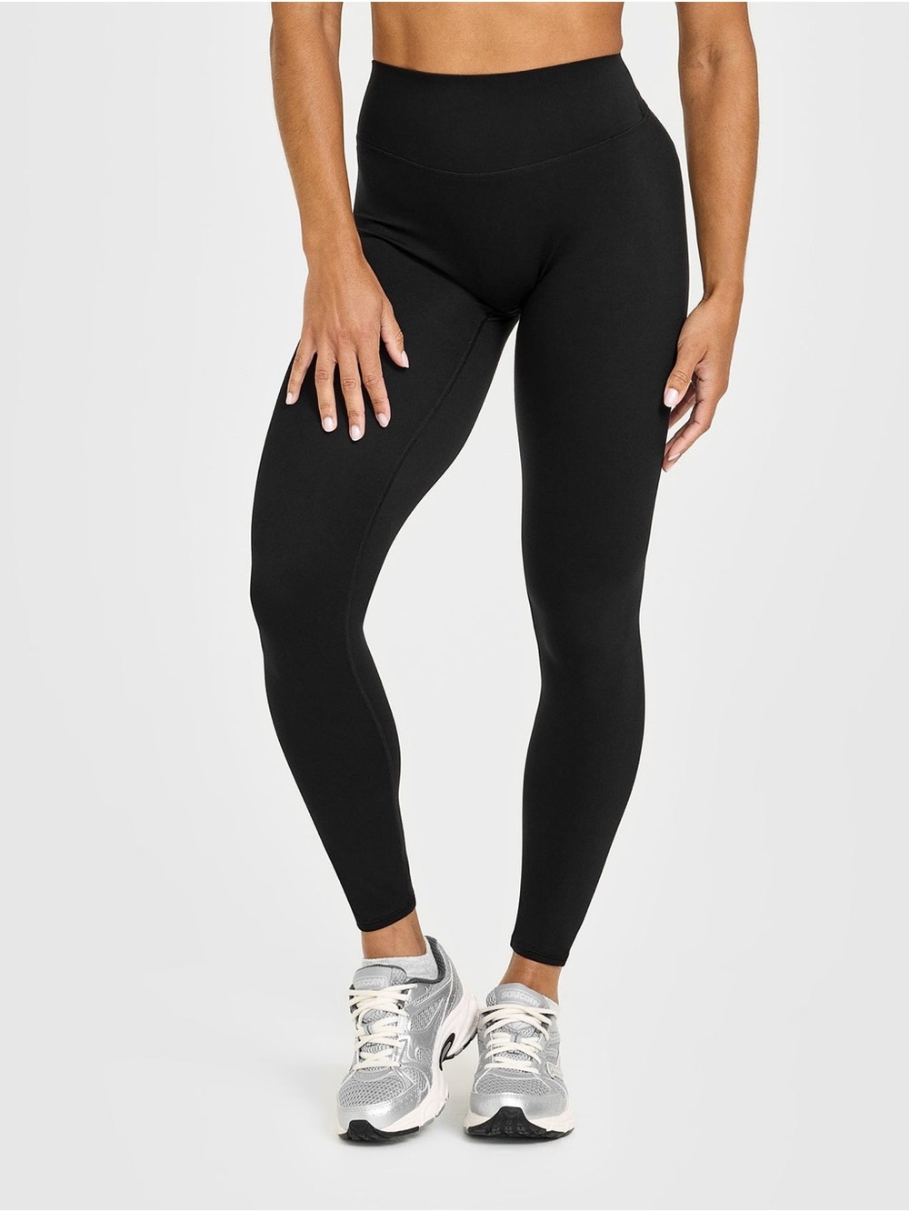ONER ACTIVE SOFTMOTION™ HIGH WAISTED LEGGINGS WITH WHITE LOGO Size Medium